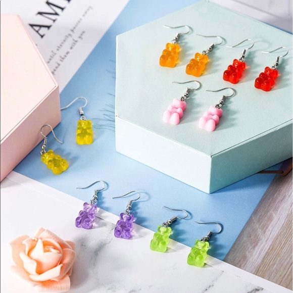 GUMMY BEAR EARRINGS - Picture 2 of 16